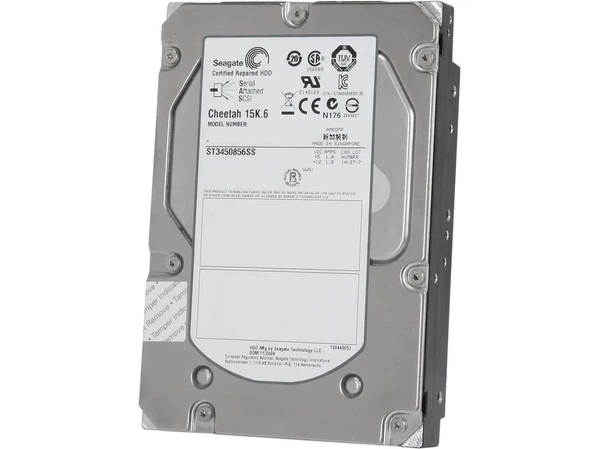 Seagate Seagate ST3450856SS-FR 450GB 15000 RPM 16MB SAS 3Gb/s 3.5" internal hard drive — product photo