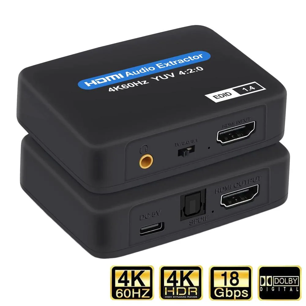 Jansicotek Jansicotek OZV8C 4K@60Hz HDMI Audio Extractor Splitter — product photo