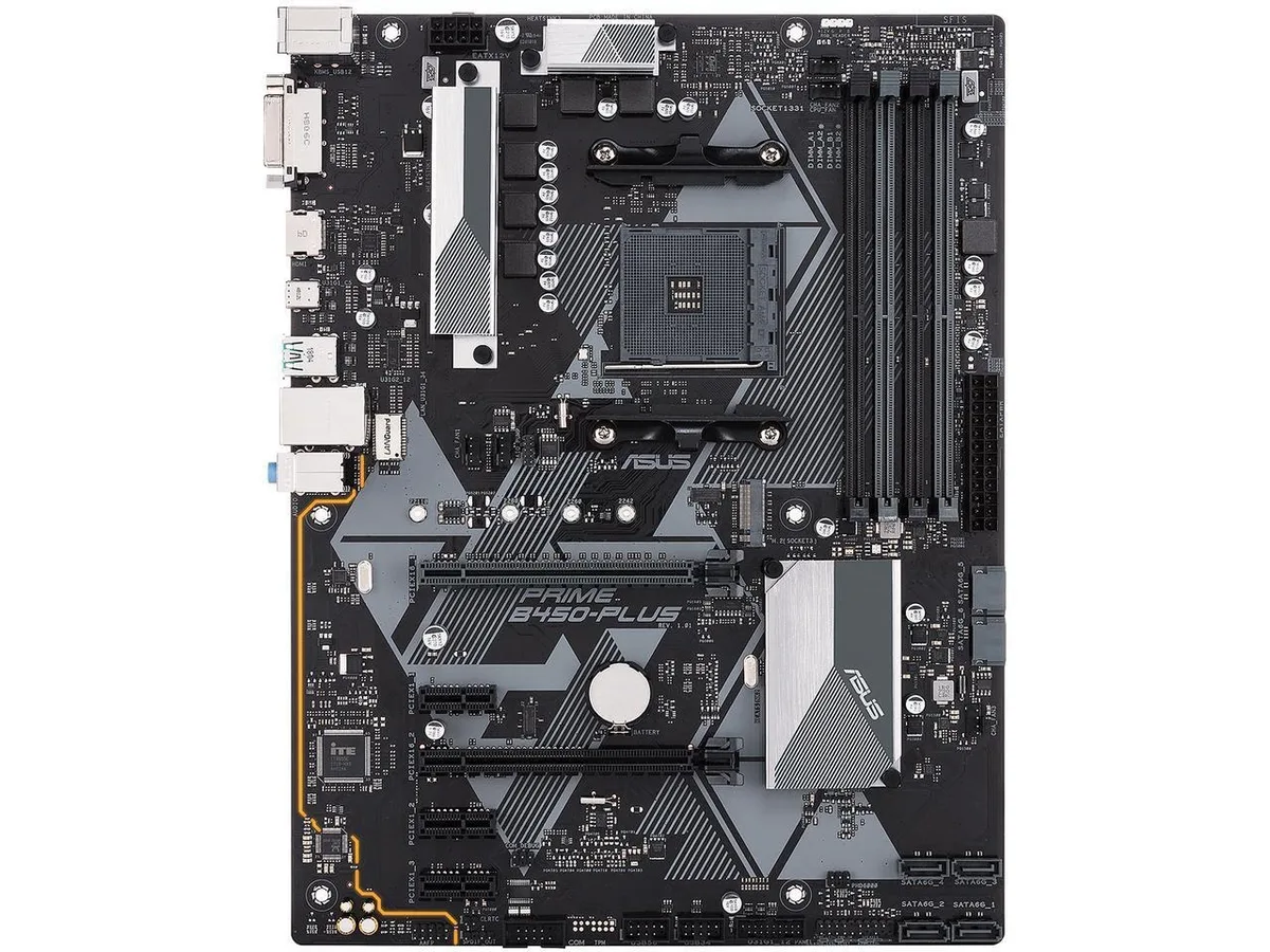 ASUS ASUS PRIME B450-PLUS AM4 ATX AMD Motherboard — product photo