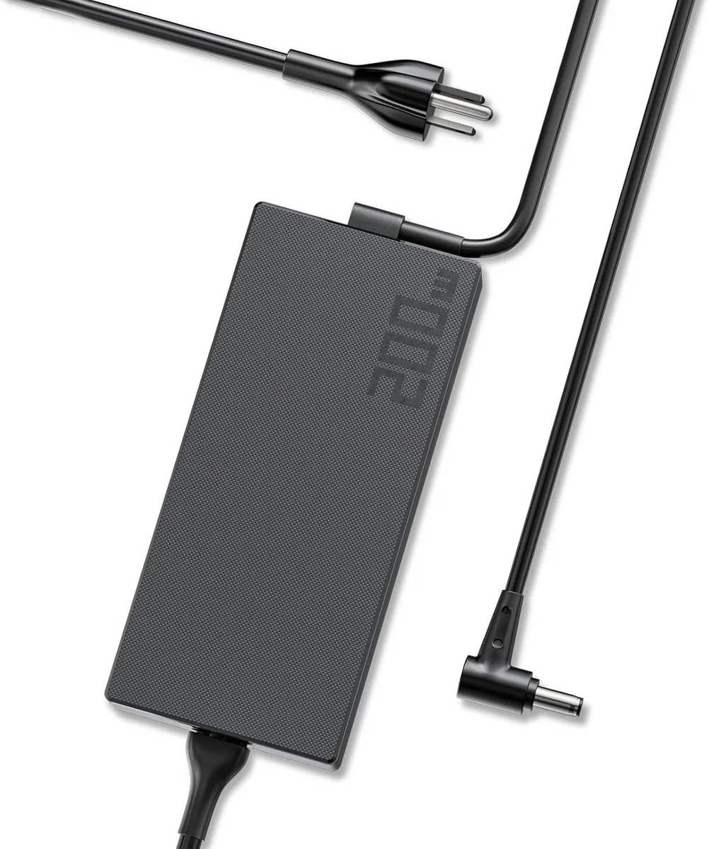 BASEUS BASEUS 200W AC Adapter 6.0x3.7mm Tip for Zephyrus G16 G15 TUF A15 F15 Strix G15 G17 — product photo