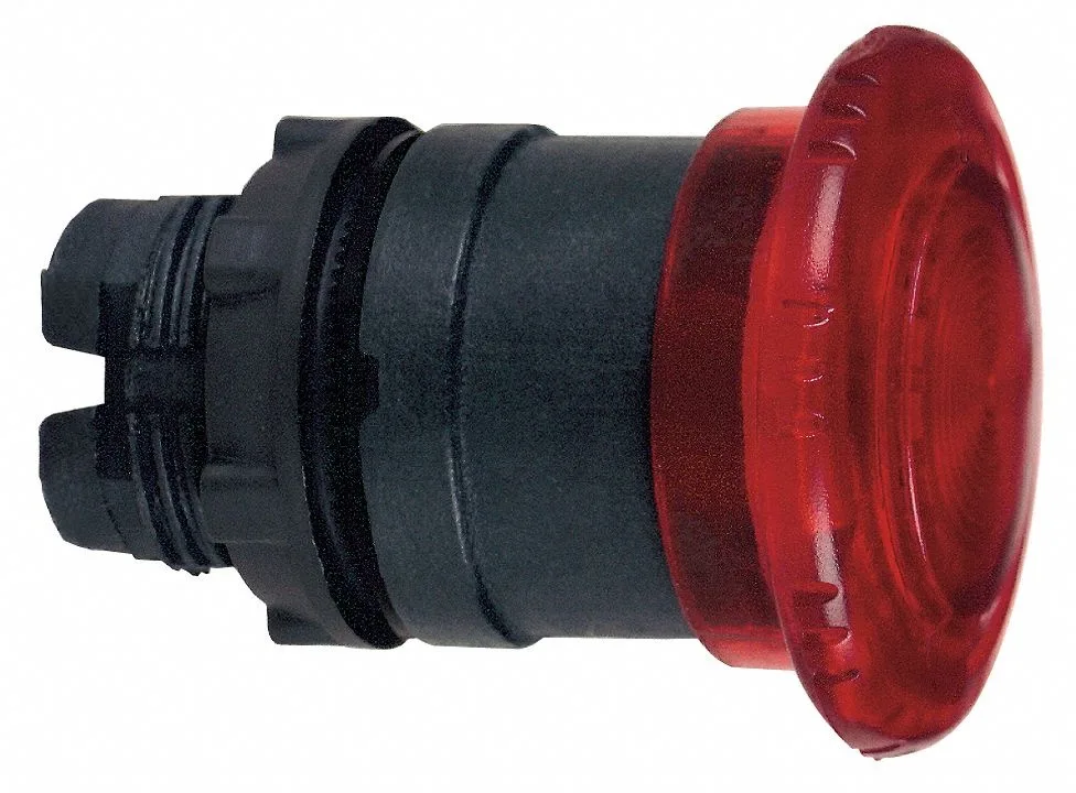 Schneider Electric Schneider Electric ZB5AW743 22 mm illuminated push button operator, red — product photo