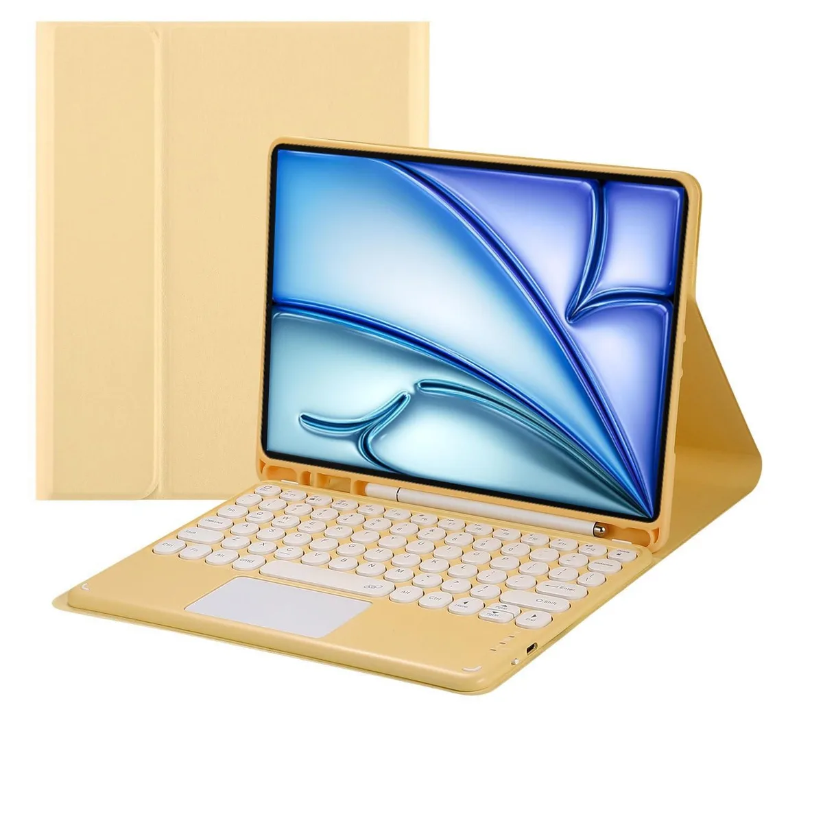 Timoom Timoom Magnetic Detachable Keyboard Case with Pencil Holder Yellow 11 10.9 — product photo