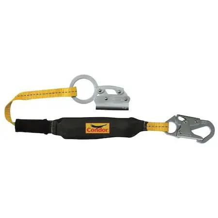 Condor Condor 45J304 Rope Grab with Lanyard, 5/8 in, Steel — product photo