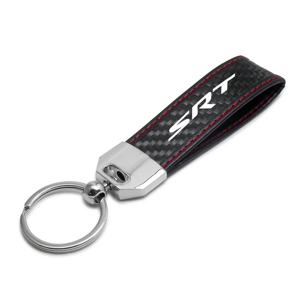 iPick Image, LLC iPick Image, LLC Dodge SRT Carbon Fiber Key Chain Red Stitching 30 days — product photo