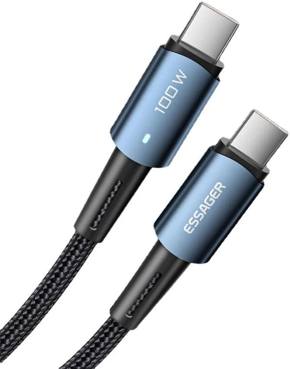 SMUGDESK SMUGDESK USB C cable 100W 6.6 ft Blue — product photo