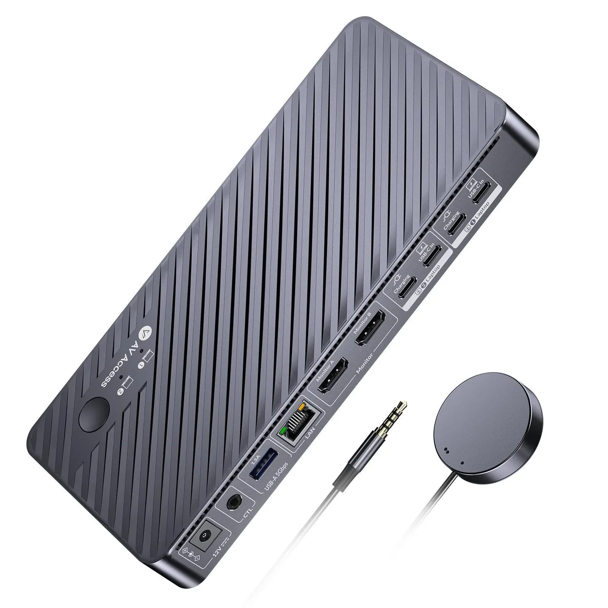 v AV Access AV Access KD-E20 11-in-1 KVM docking station — product photo