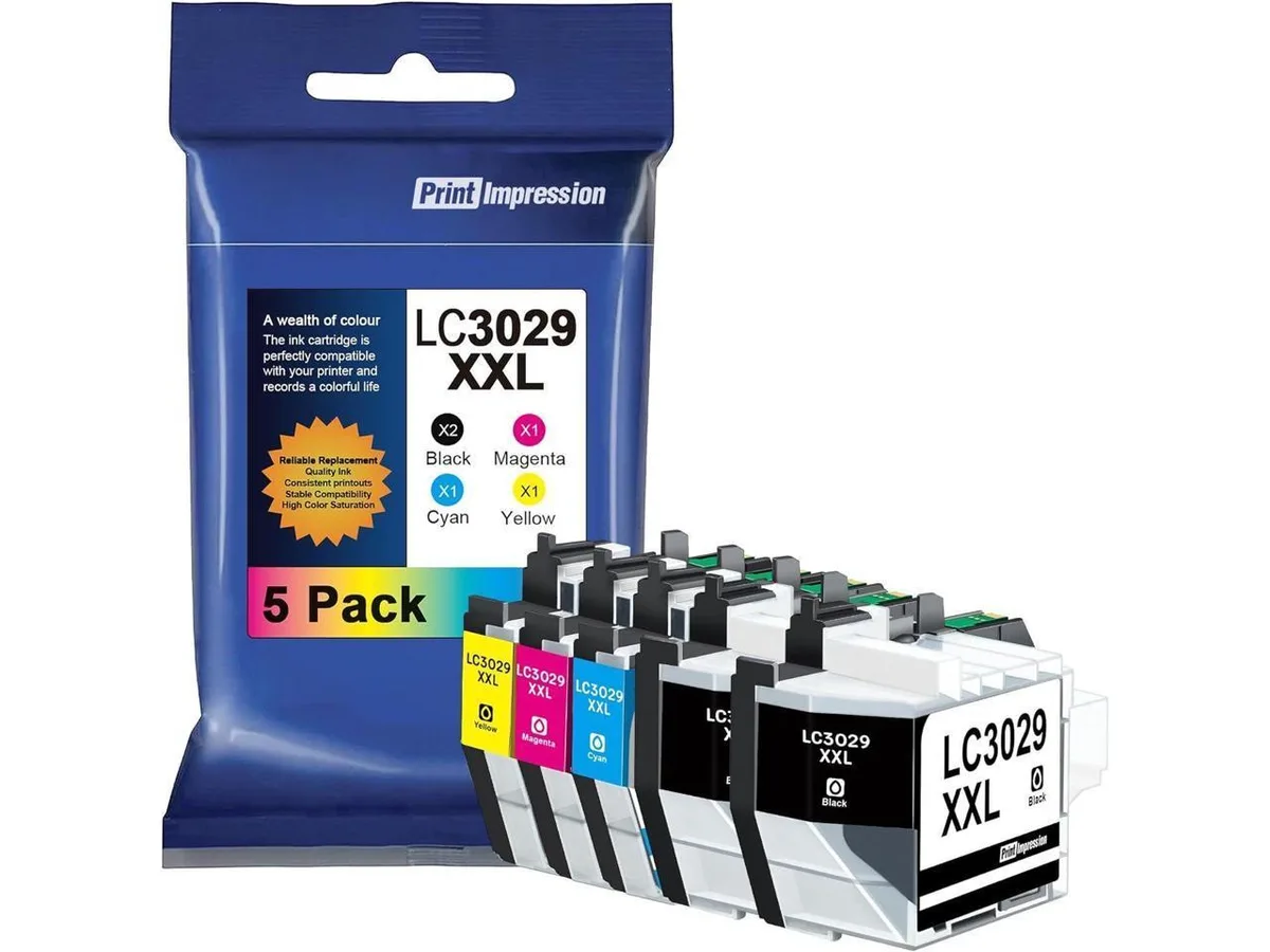 V4ink V4ink LC3029XXL 5-pack ink cartridge (2 black, cyan, magenta, yellow) — product photo