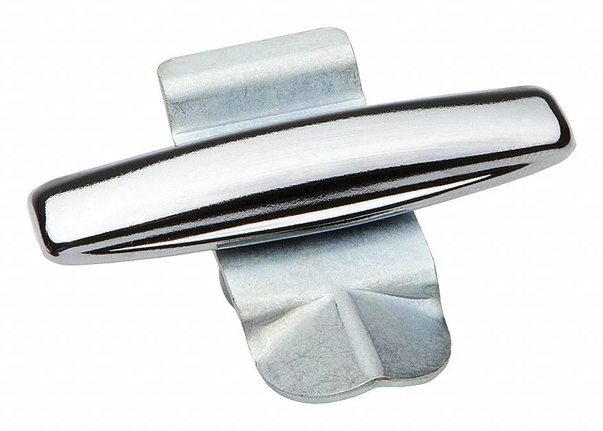 Steel T-handle latch kit with plated finish for NEMA 1 enclosures