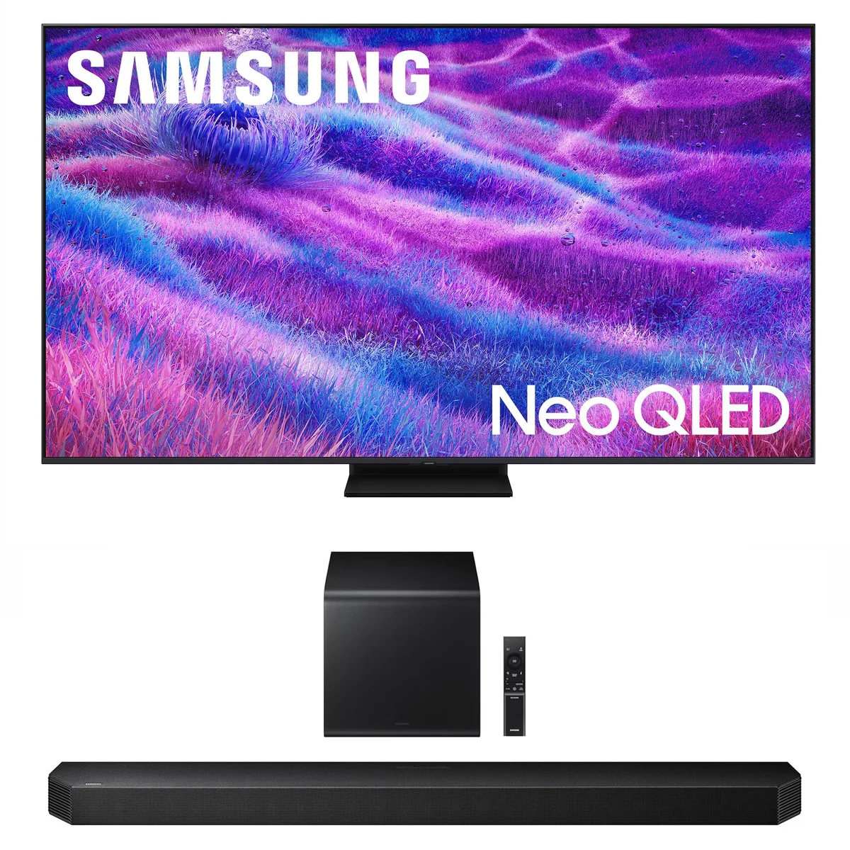 SAMSUNG SAMSUNG QN55QN80FAFXZA 55" Neo QLED 4K 120Hz TV + HW-Q800F 5.1.2 Soundbar — product photo