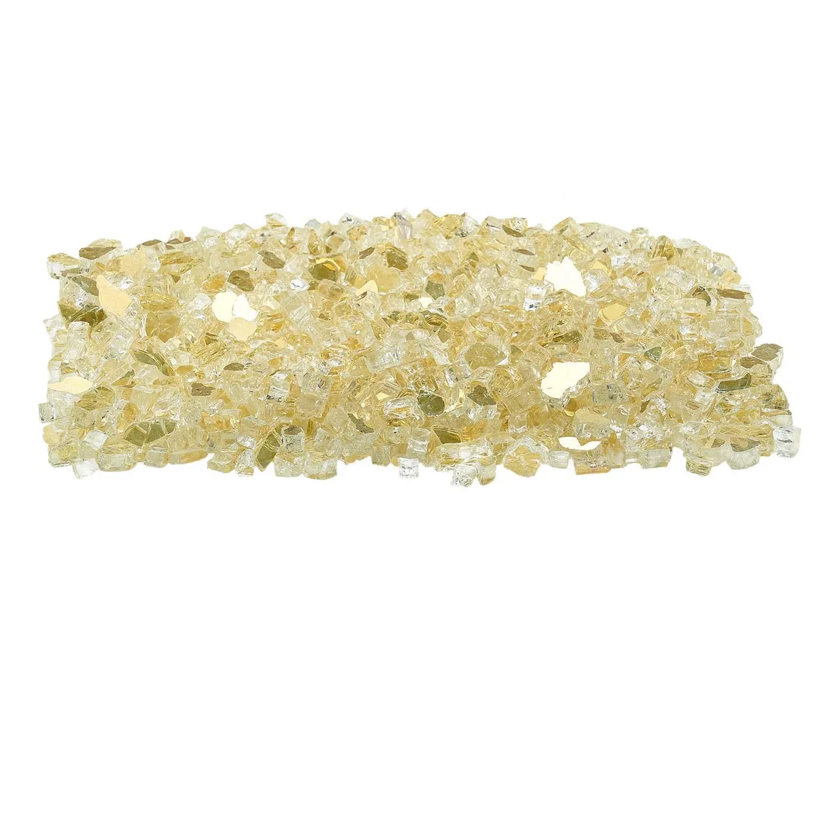 VEVOR VEVOR Fire Glass 10 lbs 4.5 kg Gold 12.7 mm — product photo