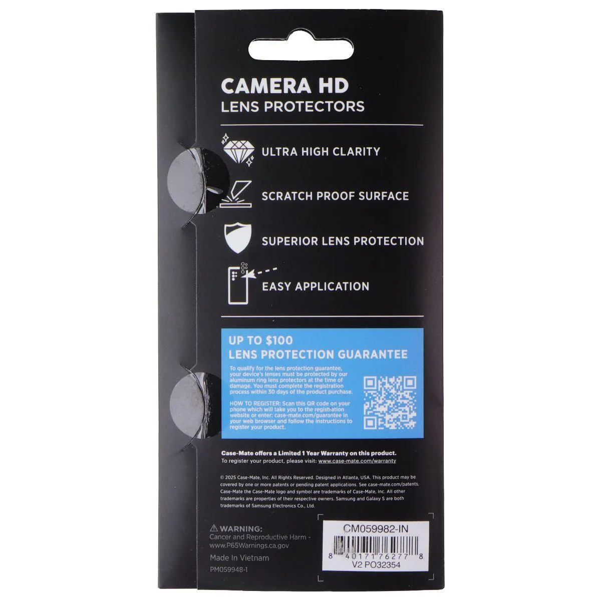 Case-Mate Case-Mate Camera HD Lens Protectors Samsung Galaxy S26 Ultra — product photo
