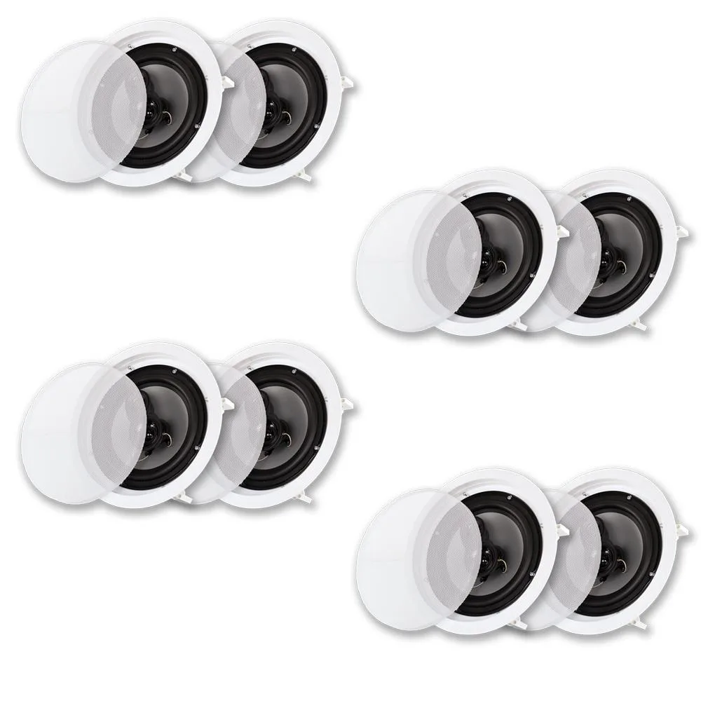 Acoustic Audio Acoustic Audio CS-IC83 8" In-Ceiling Speaker 4-Pair Pack — product photo