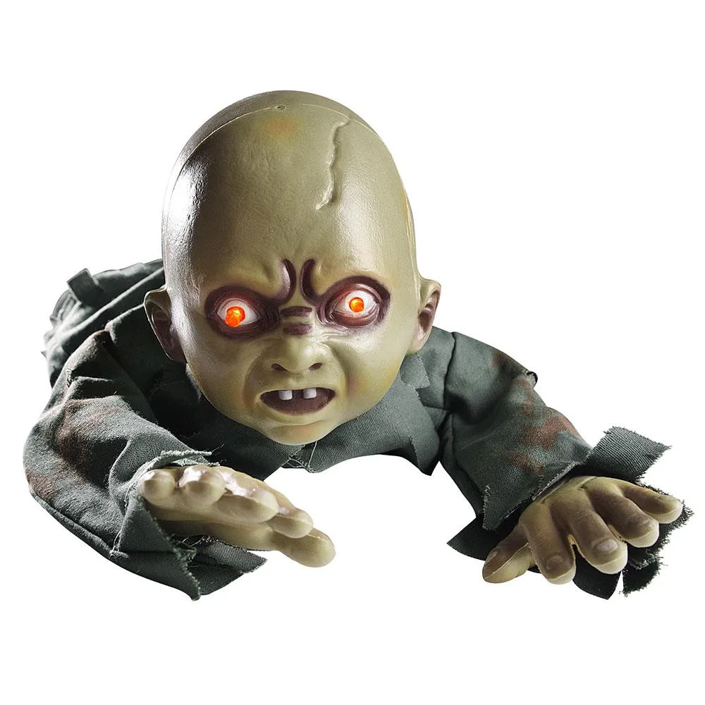 Yescom USA, Inc. Yescom USA, Inc. 60HAL013-BBG Animated Crawling Zombie Baby Action Figure — product photo