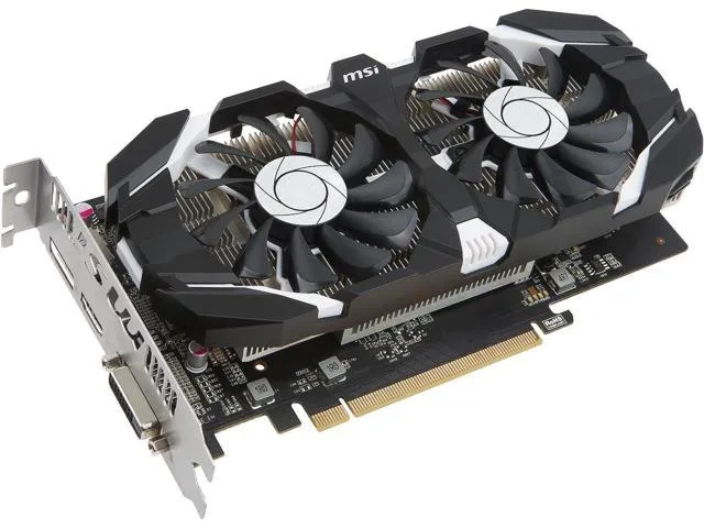 MSI MSI GeForce GTX 1050 2GT OC 2GB GDDR5 graphics card — product photo