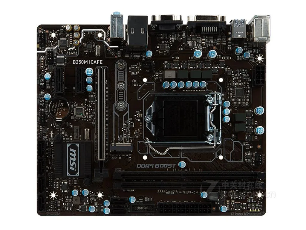 MSI MSI B250M ICAFE Intel motherboard LGA 1151 DDR4 32GB Micro ATX — product photo