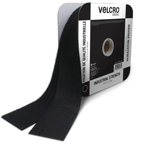 Velcro Velcro VEL-30081-AMS Tape 2" x 25 ft Black Roll — product photo