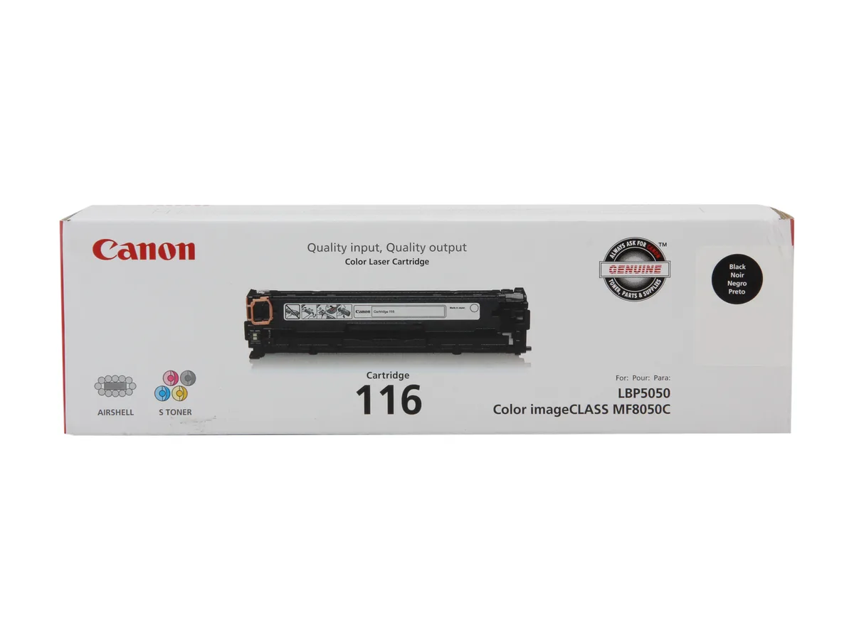 Canon Canon 1980B001 Cartridge 116 Black Single Pack toner cartridges (genuine brands) — product photo
