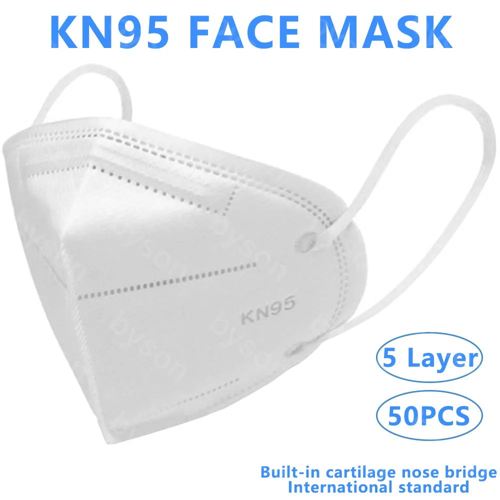 Ackmioxy Ackmioxy KN95 50-Piece Home Health Care Face Masks — product photo