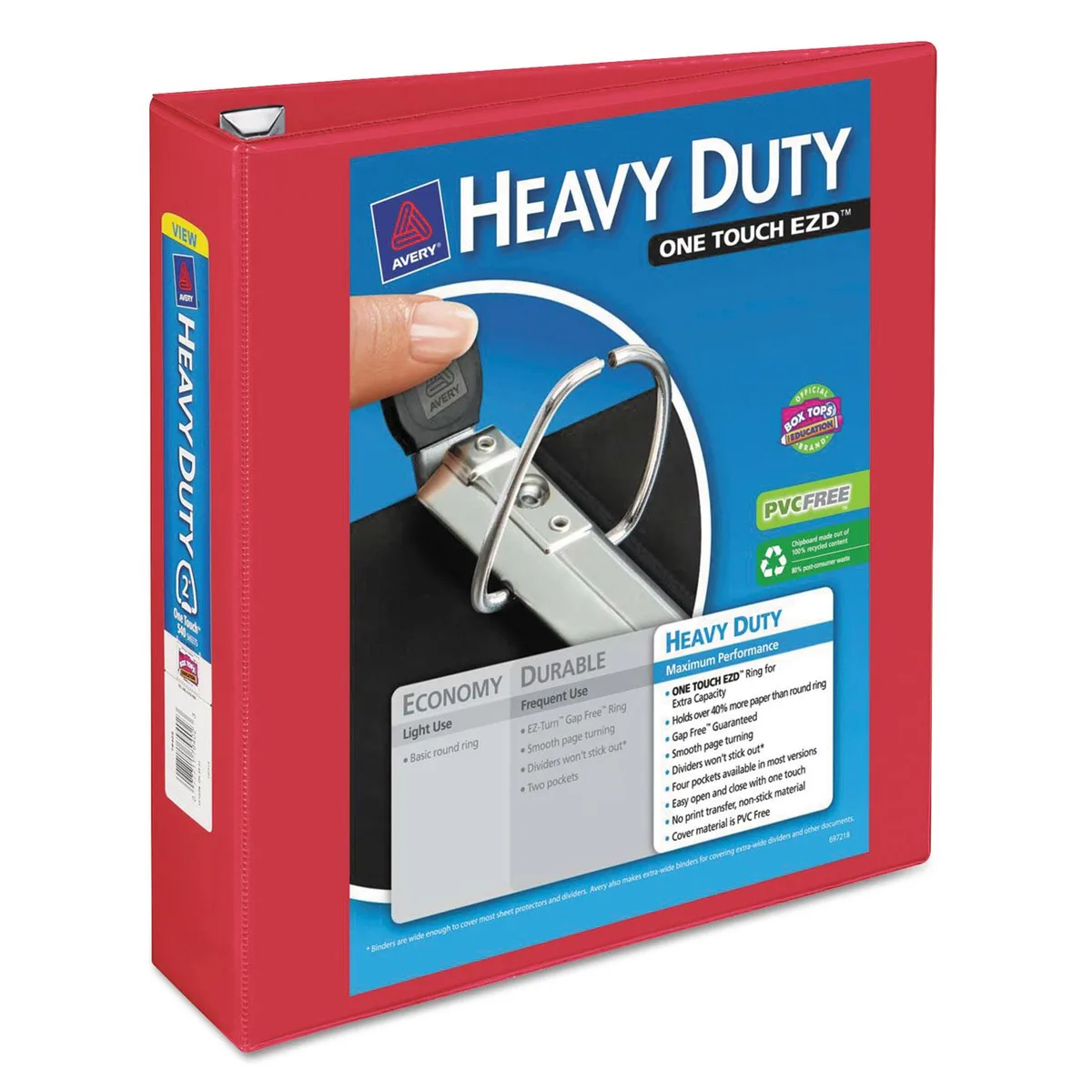 Avery Avery 79225 Heavy-Duty View Binder 2" Red — product photo