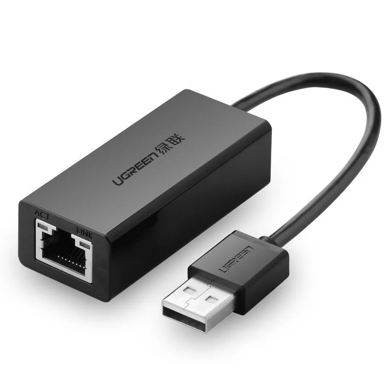 TeKit TeKit USB 2.0 to 10/100 Ethernet Adapter Black — product photo