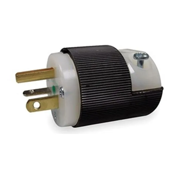 Hubbell Incorporated Hubbell Incorporated HBL8315C 20A 125V 3-wire straight blade plug hospital grade — product photo