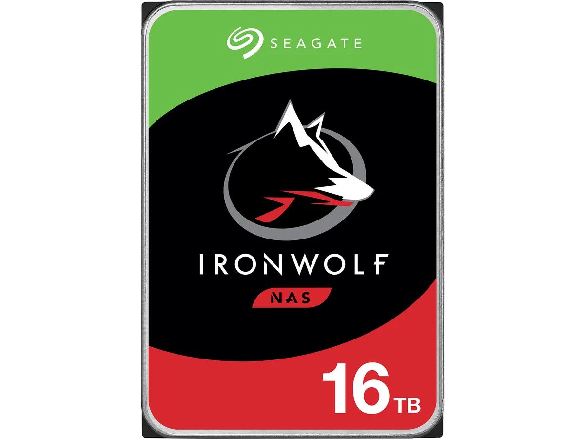 Seagate Seagate IronWolf 16TB 7200 RPM 256MB SATA 6.0Gb/s 3.5" ST16000VN001 internal hard drive — product photo