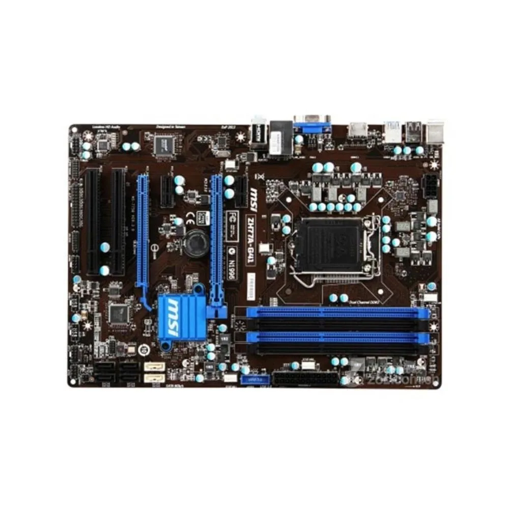MSI MSI ZH77A-G41 Intel H77 LGA 1155 DDR3 32GB Micro ATX Motherboard — product photo