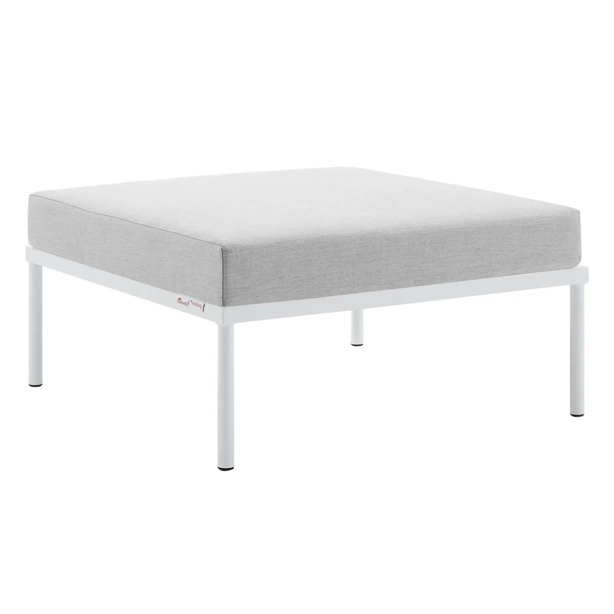 Modway Furniture Modway Furniture Harmony Sunbrella Outdoor Ottoman Gray 31.5"L x 31.5"W x 15.5"H — product photo