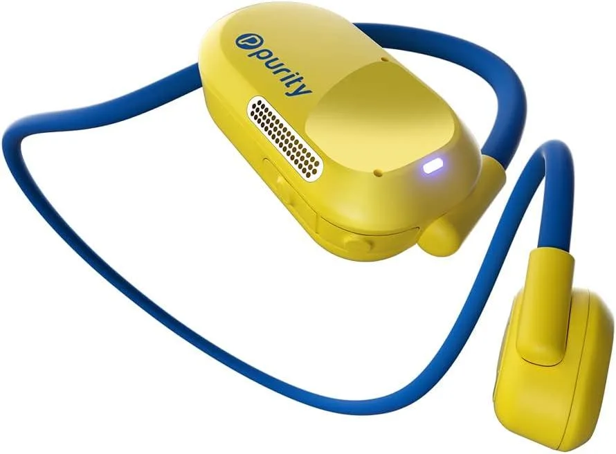 TUKO TUKO Purity Air Open Ear Headphones Yellow/Blue — product photo