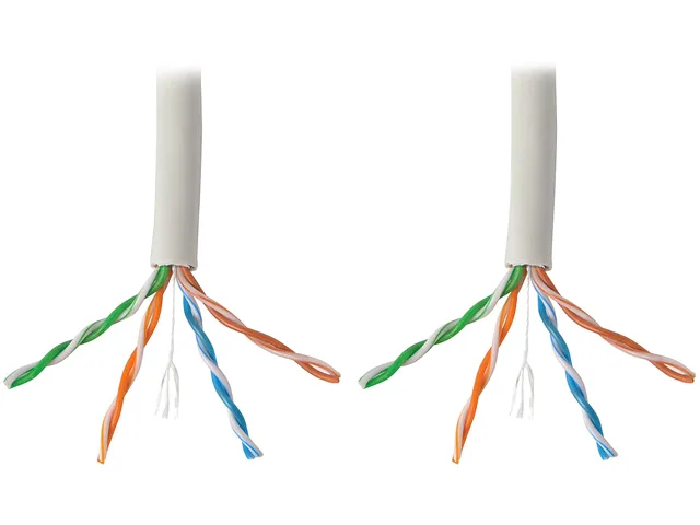 Tripp Lite Tripp Lite N220-01K-WH network ethernet cable 1000 ft Cat6 stranded CMR PVC 24AWG White — product photo