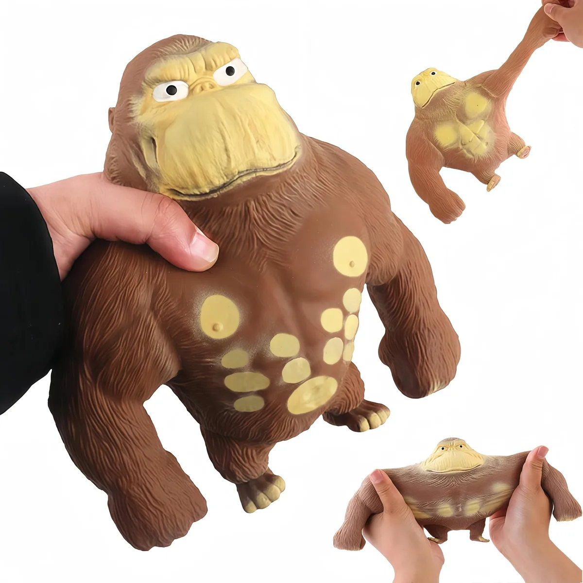  Stretchy Glue-Sand Filled Rubber Gorilla Toy (Gorilla-S) — product photo