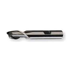 Bright uncoated 1/2 inch two flute square end mill