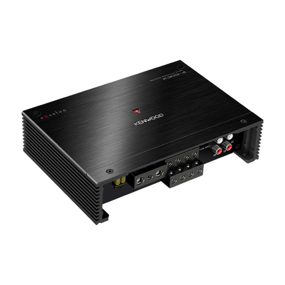 KENWOOD Kenwood X303-4 4-Channel Class D Car Amplifier 75W RMS — product photo