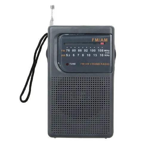 SUPERSONIC SUPERSONIC SC-1105 AM/FM Radio Black — product photo