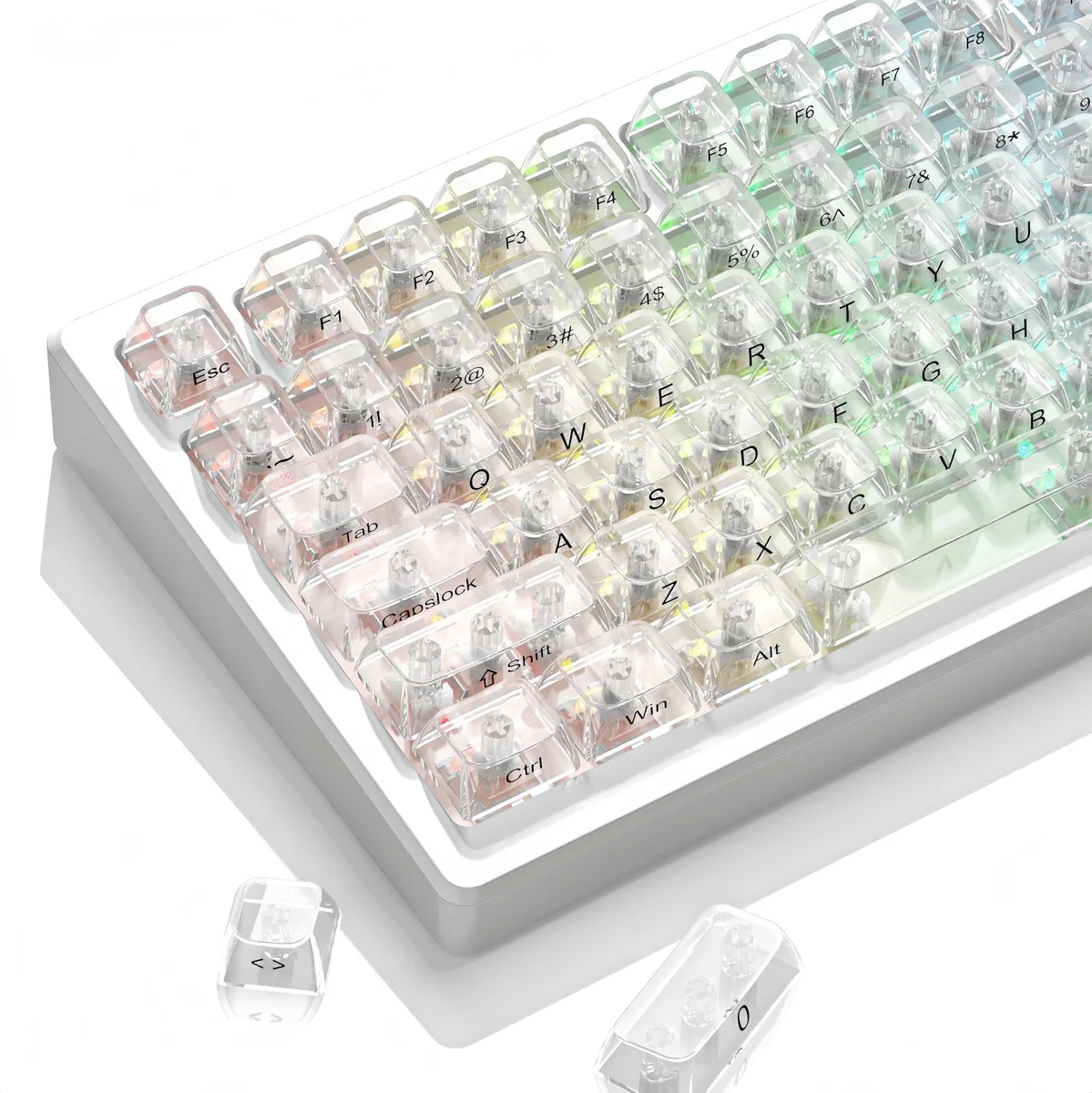 Womier Womier MDA Jelly Keycaps 115-Key White Side Printed — product photo