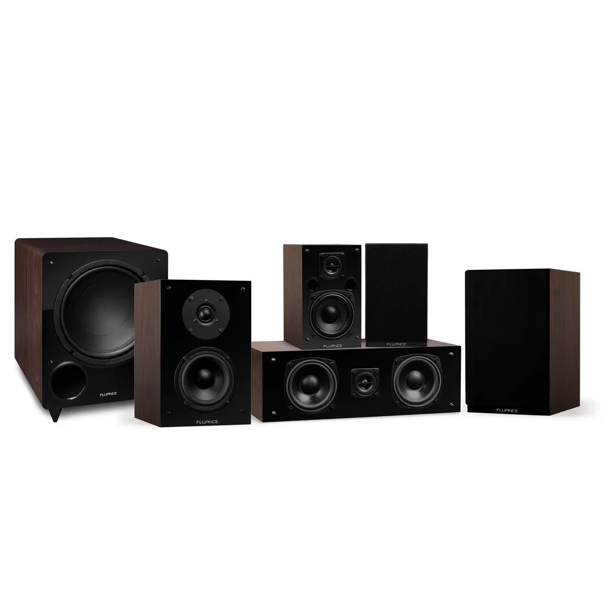 Fluance Fluance SX51WC 5.1 Home Audio Speaker System Walnut — product photo