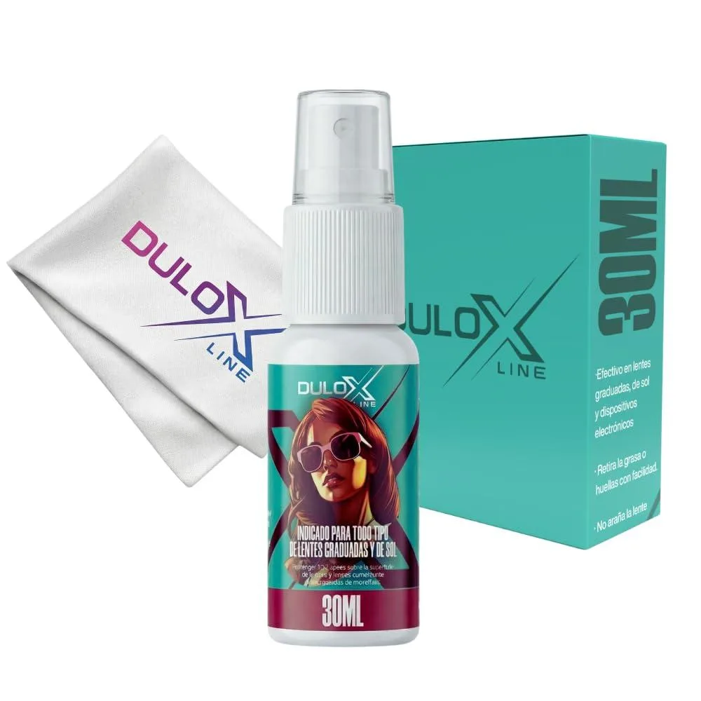  Glasses Cleaner Spray Kit 30 ml with 7 x 7 Inch Microfiber Cloth — product photo