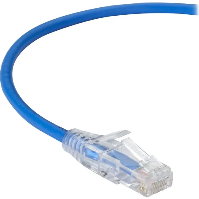 Black Box Corporation Black Box Corporation C6APC28-BL-03 3 ft network ethernet cable Cat6A 28AWG Blue UTP 500MHz — product photo