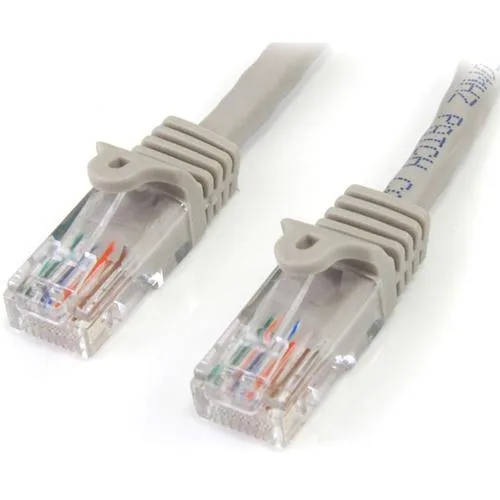 STARTECH STARTECH 45PATCH50GR network ethernet cable Cat5e 50 ft black 24 AWG — product photo