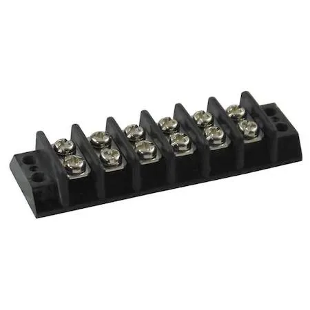 Value Brand Value Brand Terminal Strip 6 Pole 2 Row 15 A 300 V 14 AWG Screw — product photo