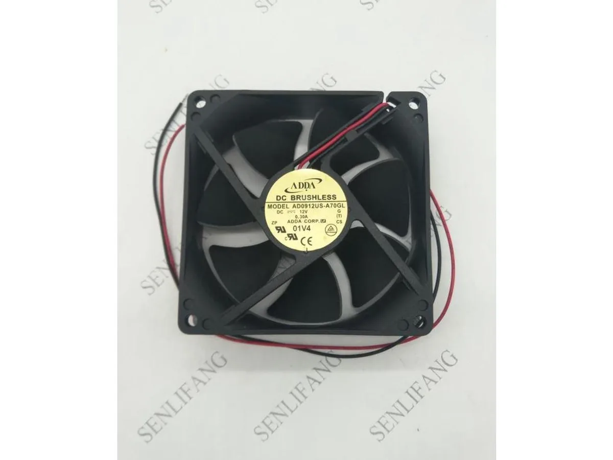 Fans Fans AD0912US-A70GL 90x90x25 12V .3A 2 wire case fan — product photo