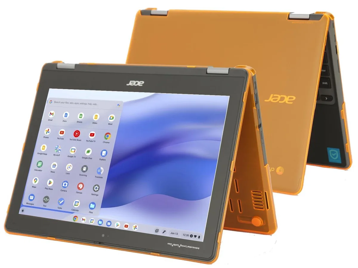 Adafruit Adafruit mCover Hard Case for Acer Chromebook Spin 512 R853TA 2 in 1 Accessory Orange — product photo