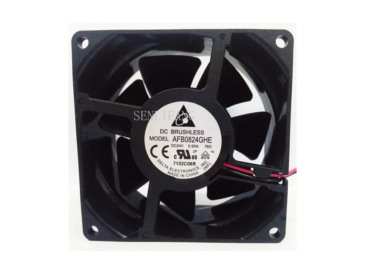 Fans Fans 8038 8cm AFB0824GHE G022 DC 24V 0.95A 2-line Inverter Control Case Fan — product photo