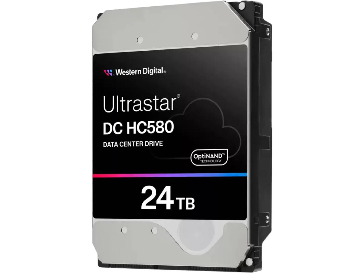 Western Digital Western Digital 0F62796 Ultrastar DC HC580 24TB 3.5" 7200RPM 512MB SATA internal hard drive — product photo