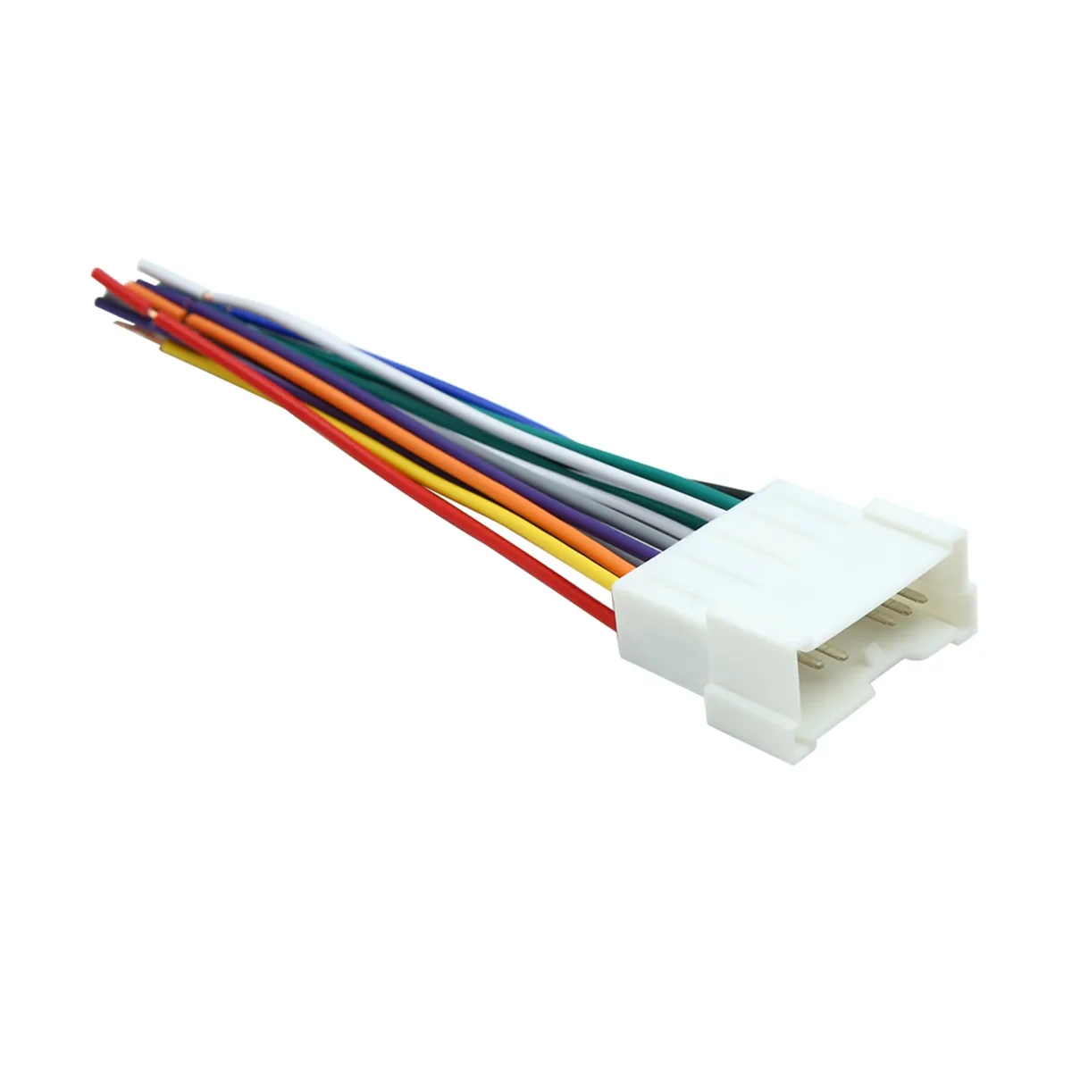 Unique-Bargains Unique-Bargains 12V 16 Pin Car Female DVD Radio Wire Harness Adapter Connector for Hyundai — product photo