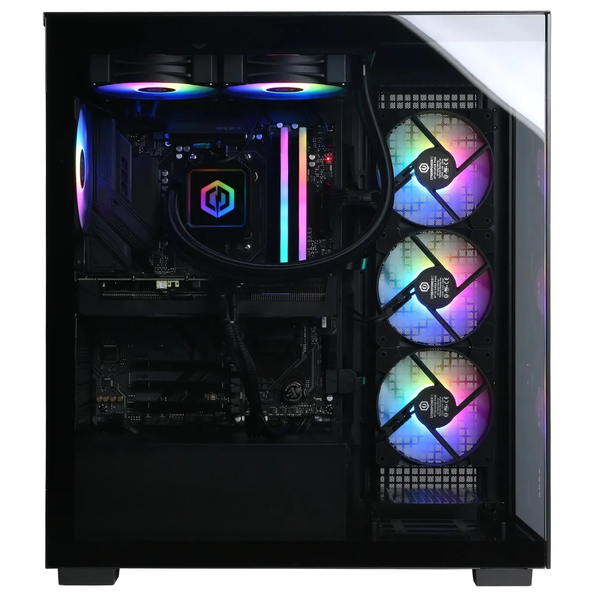 CyberpowerPC CyberpowerPC Gamer Supreme SLC11140CPG AMD Ryzen 7 9700X Radeon RX 9070 XT 32GB DDR5 2TB NVMe gaming PC — product photo