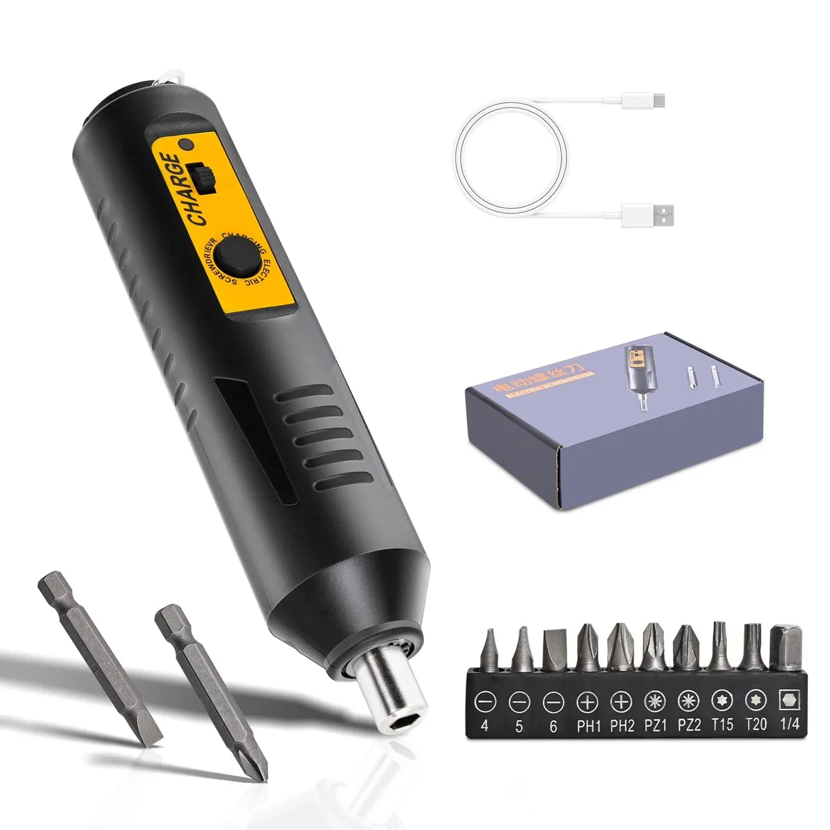  Julixin leilian Electric Screwdriver 12A001 3.7V 240rpm 1200mAh 12 bits — product photo