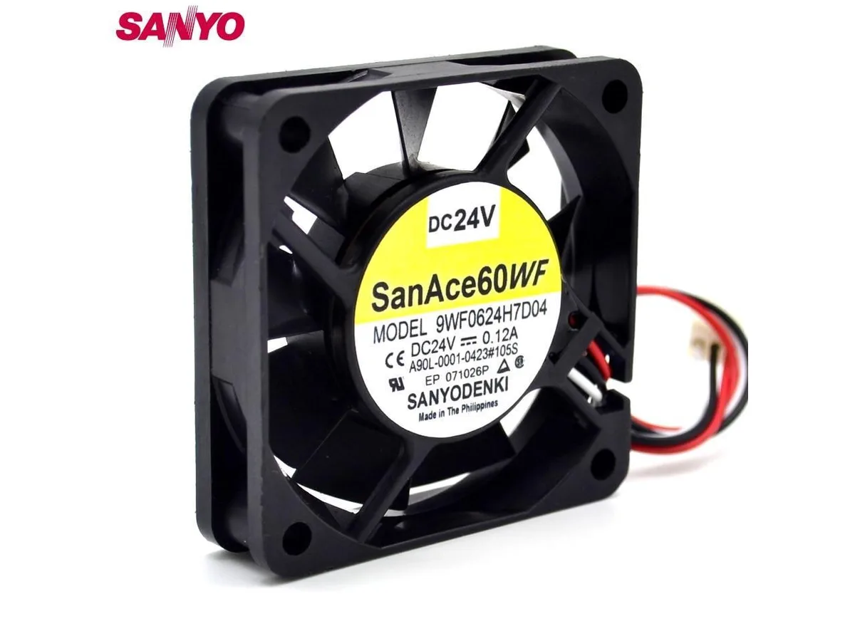 Fans Fans 9WF0624H7D04 A90L-0001-0423#105S 24V 0.12A 6015 6cm case fan — product photo