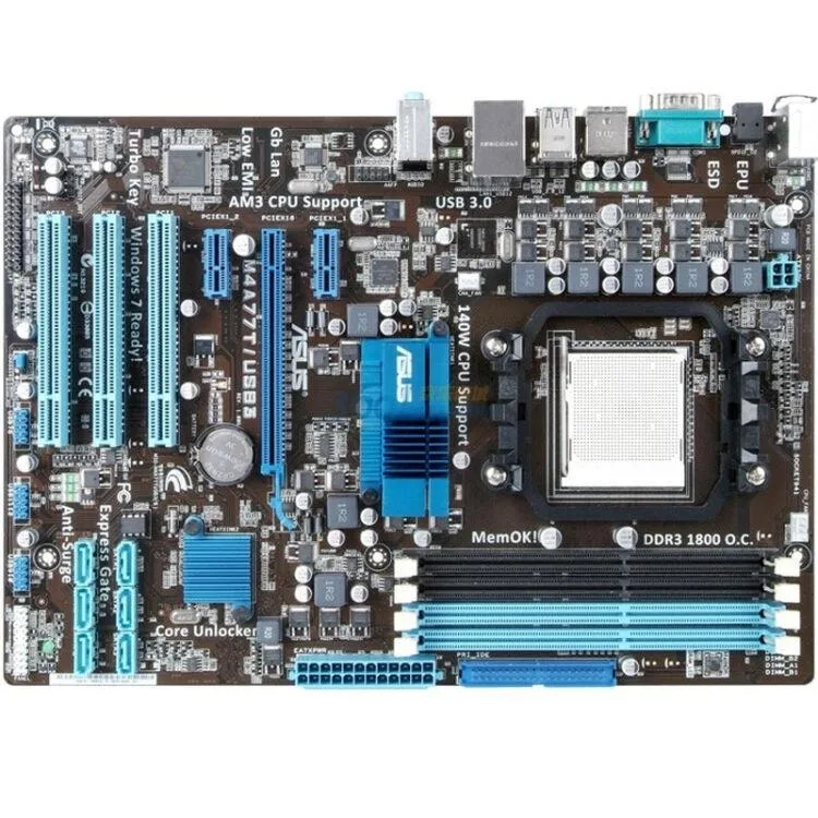 ASUS ASUS M4A77T/USB3 AMD 770 DDR3 16GB ATX Motherboard — product photo