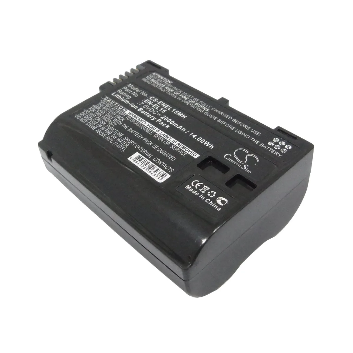 Cameron &amp; Co Cameron &amp; Co DS-CS-ENEL15MH camera battery 2000mAh — product photo